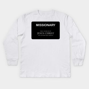 Missionary Badge Kids Long Sleeve T-Shirt